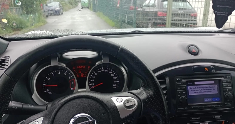 Nissan Juke cena 30500 przebieg: 153133, rok produkcji 2010 z Gdańsk małe 46